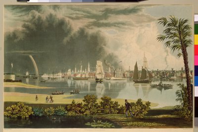 La ville de Charleston, gravée par W.J. Bennett, 1838 - George Cooke